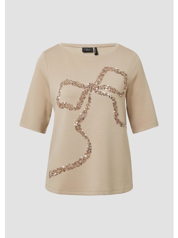 s.Oliver T-Shirt in 84D1_sandstein