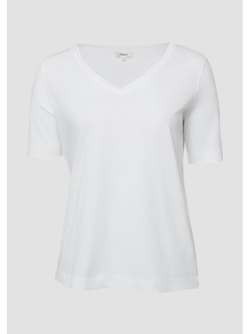 s.Oliver T-Shirt in 0100_weiß