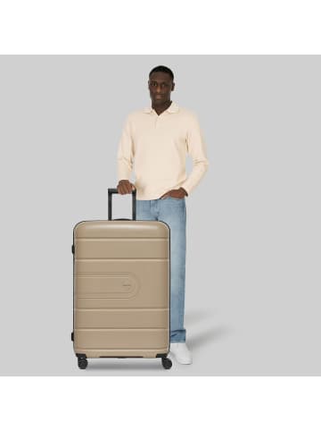 Redolz Essentials 11 4 Rollen Trolley 76 cm mit Dehnfalte in beige