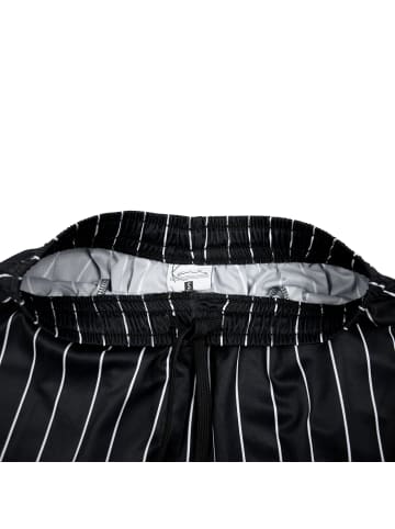Karl Kani Shorts Small Signature Pinstripe in Schwarz