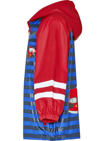 Playshoes Regenmantel in rot/blau