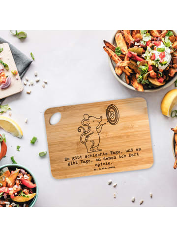 Mr. & Mrs. Panda Hackbrett Maus Dart spielen mit Spruch in Braun