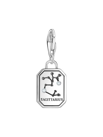 Thomas Sabo Charm-Anhänger Sternzeichen Schütze in silber, weiß