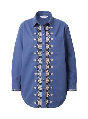 Studio Untold Hemdbluse in jeans blau