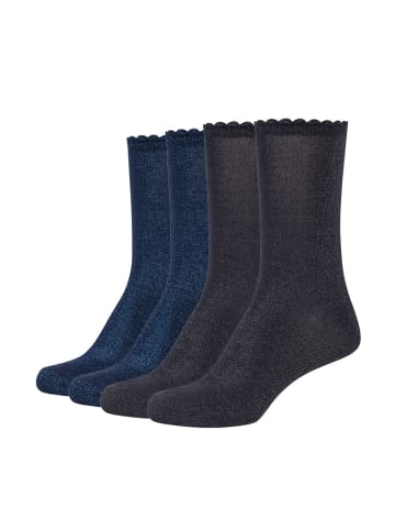 camano Socken The Socks of a Showgirl lurex 4er Pack black mix