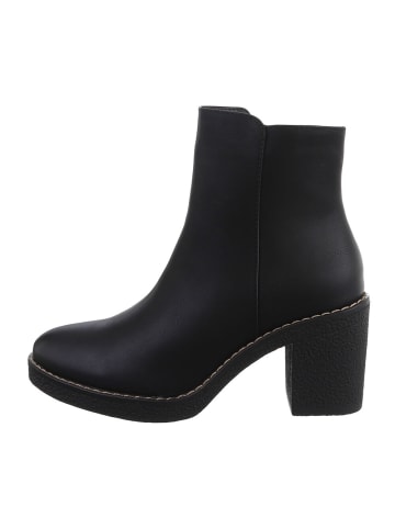 Ital-Design Stiefelette in Schwarz