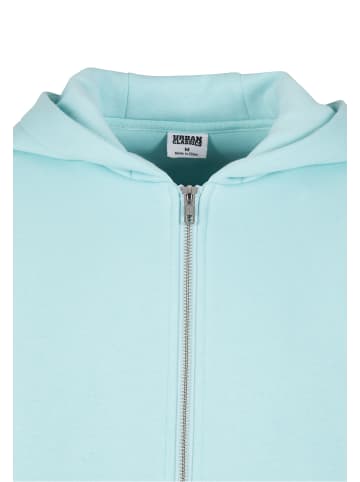 Urban Classics Urban Classics Fluffy Zip Cardigan in berylblue