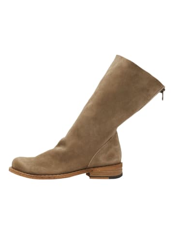 Felmini Wide Fit Stiefel in Braun/Grau