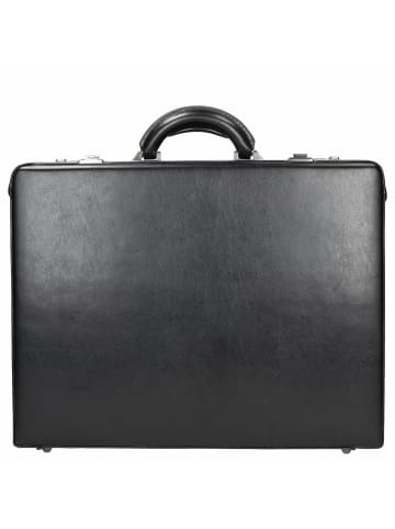 D&N Tradition Business - Aktenkoffer 45 cm erw. Leder (schwarz) in schwarz