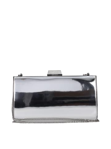 Jimmy Choo Grau Leder Clutch Tasche