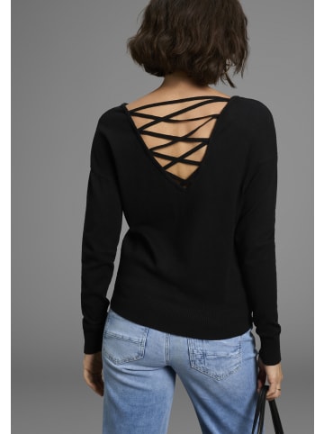 Laura Scott Strickpullover in schwarz