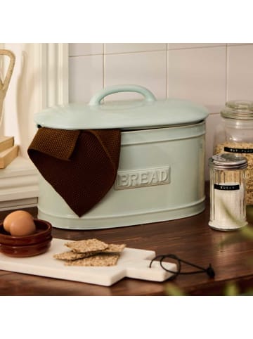IB Laursen Brotbox BREAD Oval HELLBLAU mit Deckel
