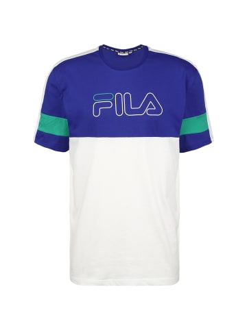 Fila T-Shirt Jadon Blocked Tape in blau / weiß