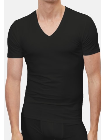 Marc O´Polo Bodywear Unterhemd / Shirt Langarm Essentials Cotton in Schwarz