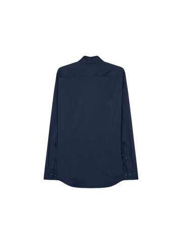 Seidensticker Langarm Business Hemd für Herren in dunkel-blau