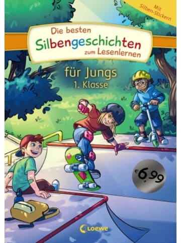 Loewe Verlag Buch - Die besten Silbengeschichten zum Lesenlernen für Jungs 1. Klasse