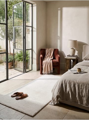 KADIMA DESIGN Läufer Uni rutschhemmend weich wohnlich Wohnzimmer Schlafzimmer in Creme