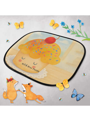 Mr. & Mrs. Panda Sonnenschutz Auto Cupcake Design ohne Spruch in Weiß