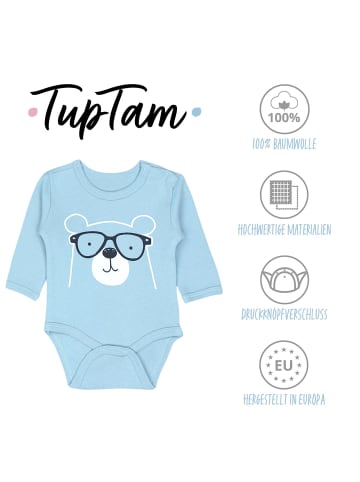 TupTam Jungen Baby Body Langarm 5er Pack in gelb/grün
