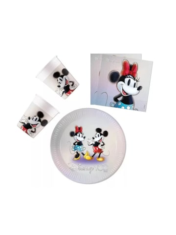 Disney Minnie 100 Minnie Partyset mit 36 Teilen und