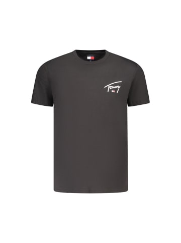Tommy Hilfiger Schwarz Herren T-Shirt aus Baumwolle