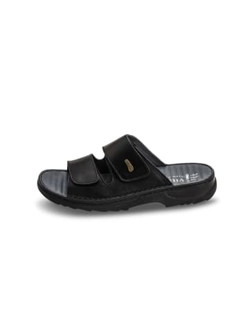 VITAFORM Softnappaleder Pantoletten in schwarz