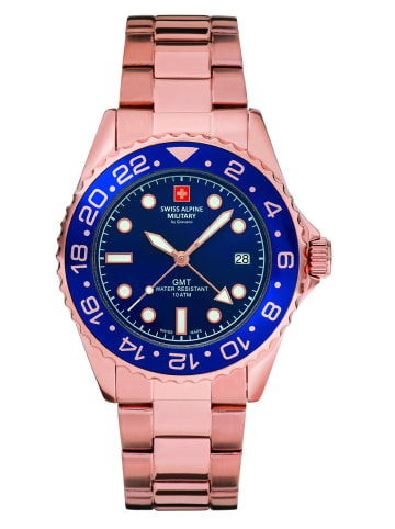 Swiss Alpine Military by Grovana Analoguhr für Herren in blau