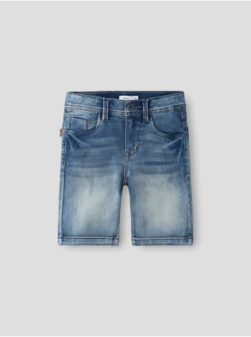 name it Jeansshorts in Medium Blue Denim