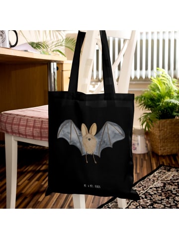 Mr. & Mrs. Panda Tote Bag Fledermaus Flügel ohne Spruch in Schwarz