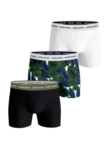 Björn Borg Boxershorts Essential Boxer 3er Pack in multicolor