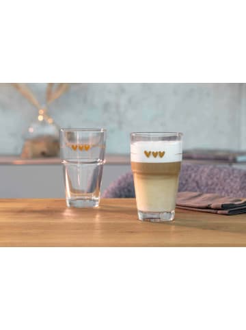LEONARDO 6er Set Becher Solo in Transparent 410 ml in transparent