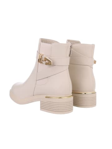 Ital-Design Stiefelette in Beige