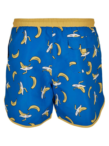 Urban Classics Badeshorts in banana aop