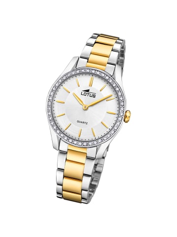 Lotus Chronograph-Armbanduhr Lotus Classic silber,gold mittel (ca. 34mm)