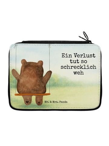 Mr. & Mrs. Panda Federmappe Bär Schaukel Design mit Spruch in Weiß
