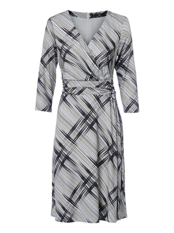 Mart Visser Juli-Kleid mit Print, Schwarz/Creme