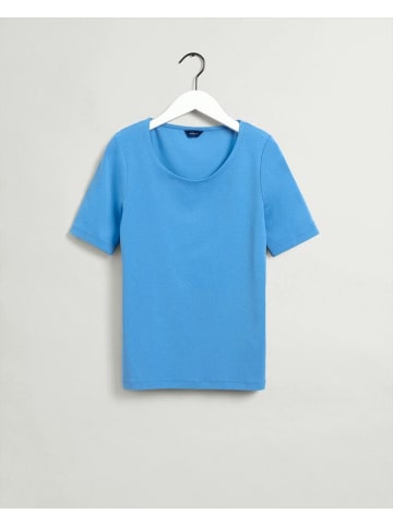 Gant T-Shirt in silver lake blue