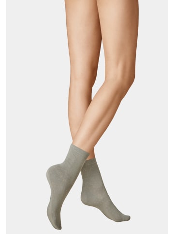 Kunert Socken Open Structure Fashion in light grey