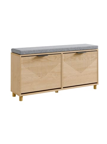 SoBuy Schuhbank in Hell-Eiche - (W) 24 x (H) 50 x (L) 100 cm