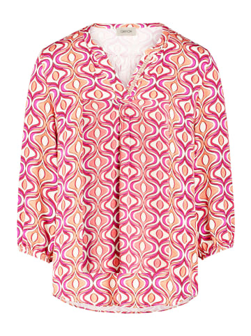 CARTOON Blusenshirt mit Muster in Pink/Apricot