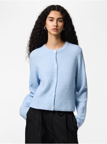 Pieces Strickjacke in Cashmere Blue