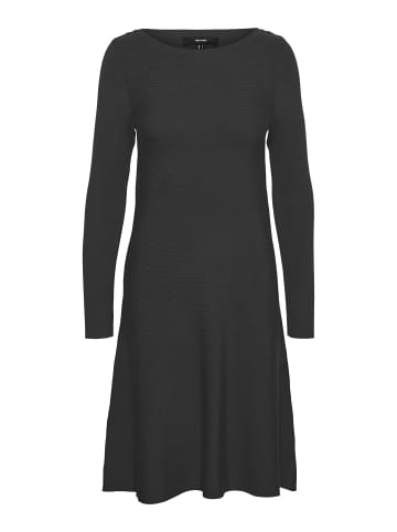 Vero Moda Strickkleid in Dark Grey Melange