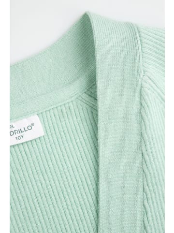 Coccodrillo Strickjacke mit Reißverschluss in in Minzfarbe