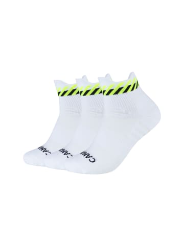 camano Sport-Kurzsocke performance training light 3er Pack safety yellow