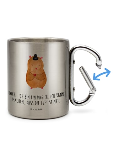 Mr. & Mrs. Panda Teetasse Hamster Hut mit Spruch in Silber