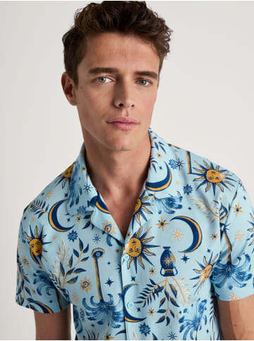 Calida Pyjama in pottery blue