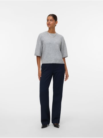Vero Moda Strickpullover in Light Grey Melange