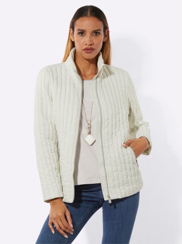 creation L Jacke in ecru-steingrau