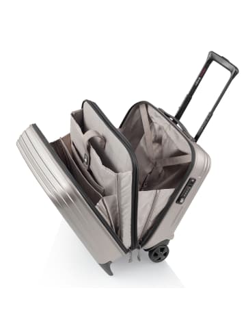 Pack Easy B-Solutions 2 Rollen Businesstrolley 44 cm Laptopfach in taupe