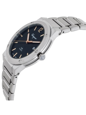 Salvatore Ferragamo Quarzuhr für Herren in Schwarz